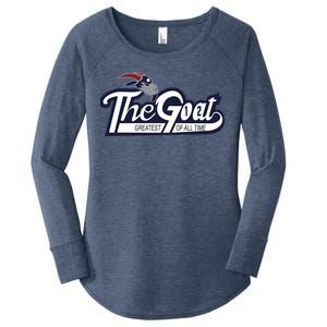 The Goat 12 Greatest Of All Time Women's Perfect Tri Tunic Long Sleeve Shirt