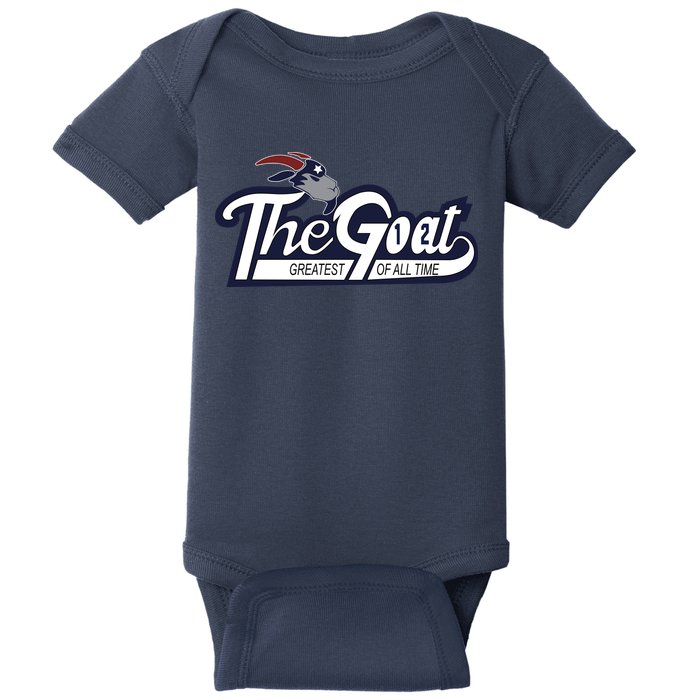 The Goat 12 Greatest Of All Time Baby Bodysuit