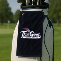 The Goat 12 Greatest Of All Time Golf Towel