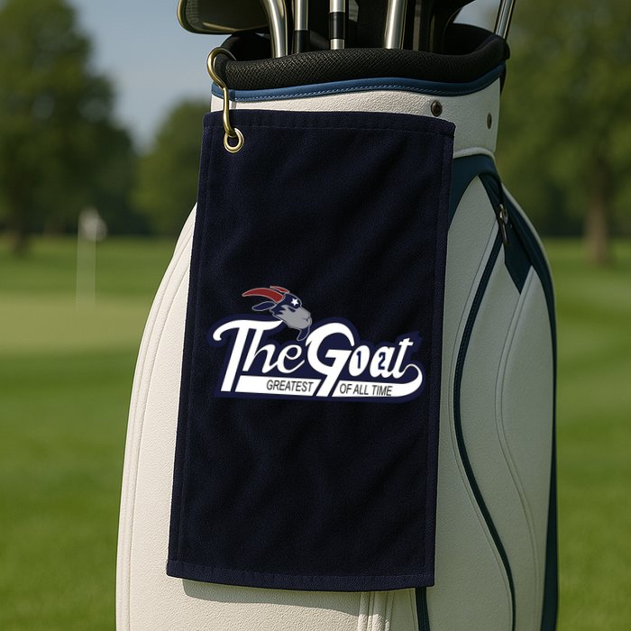 The Goat 12 Greatest Of All Time Golf Towel