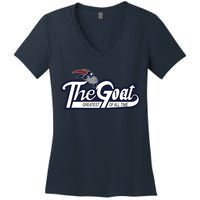 The Goat 12 Greatest Of All Time Women's V-Neck T-Shirt