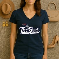 The Goat 12 Greatest Of All Time Women's V-Neck T-Shirt
