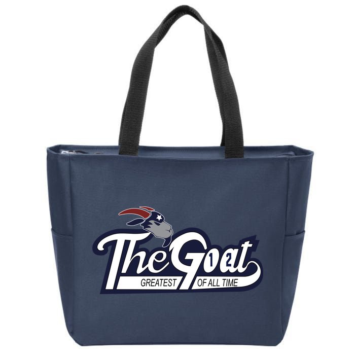 The Goat 12 Greatest Of All Time Zip Tote Bag