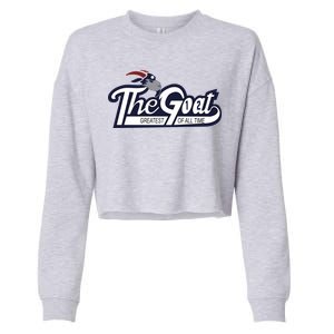 The Goat 12 Greatest Of All Time Cropped Pullover Crew