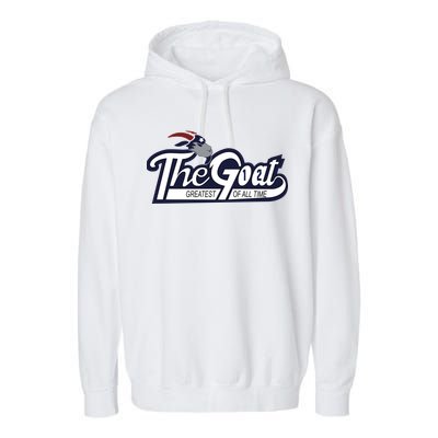 The Goat 12 Greatest Of All Time Garment-Dyed Fleece Hoodie