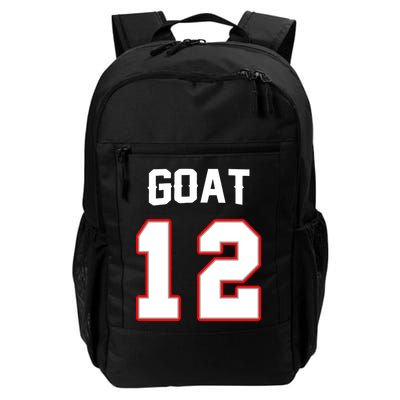 The Goat #12 Jersey 5 Time Champ New England Football Backpack
