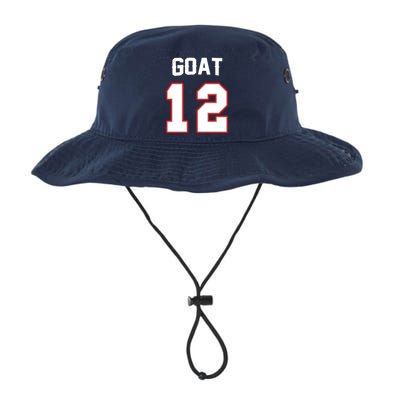 The Goat #12 Jersey 5 Time Champ New England Football Bucket Hat