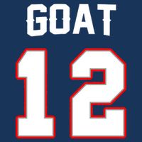 The Goat #12 Jersey 5 Time Champ New England Football Flatbill Hat