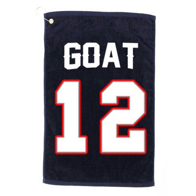 The Goat #12 Jersey 5 Time Champ New England Football Golf Towel