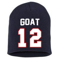 The Goat #12 Jersey 5 Time Champ New England Football Short Acrylic Beanie