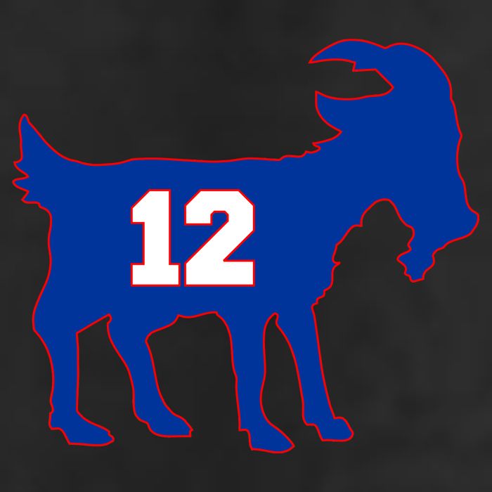 The Goat #12 New England Fan Football QB 11oz C Handle Ceramic Mug
