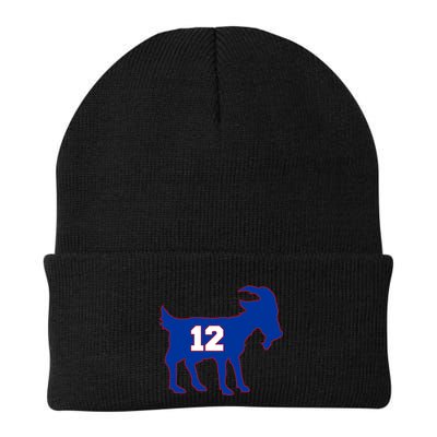 The Goat #12 New England Fan Football QB Beanie