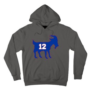 The Goat #12 New England Fan Football QB Hoodie