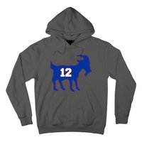 The Goat #12 New England Fan Football QB Hoodie