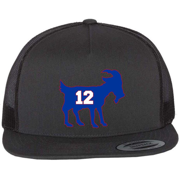 The Goat #12 New England Fan Football QB Flatbill Hat
