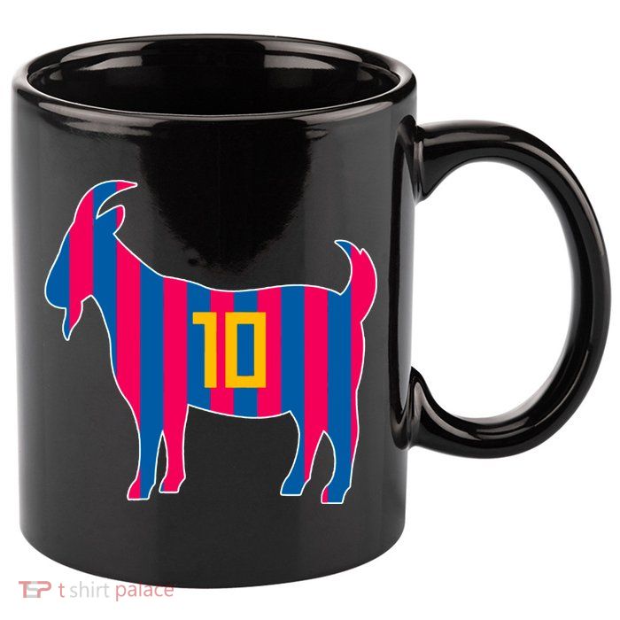 The Goat Messi 10 Greatest Of All Time 11oz C Handle Ceramic Mug