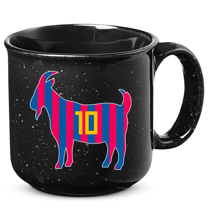 The Goat Messi 10 Greatest Of All Time 15oz Campfire Ceramic Mug