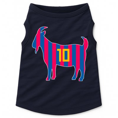 The Goat Messi 10 Greatest Of All Time Doggie Tank