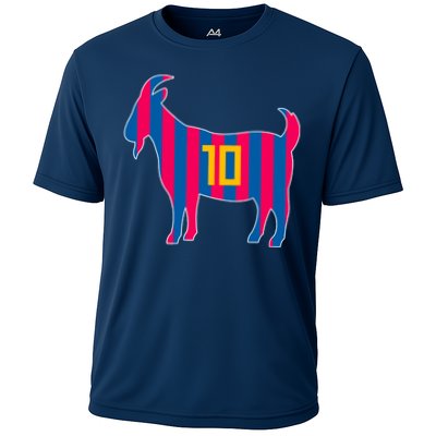 The Goat Messi 10 Greatest Of All Time Performance Shirt