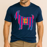 The Goat Messi 10 Greatest Of All Time Performance Shirt