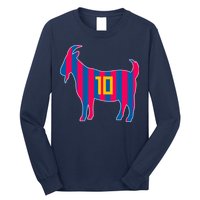 The Goat Messi 10 Greatest Of All Time Long Sleeve Shirt
