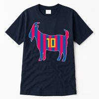 The Goat Messi 10 Greatest Of All Time Tall T-Shirt
