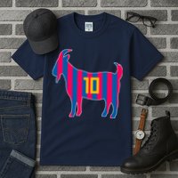 The Goat Messi 10 Greatest Of All Time Tall T-Shirt