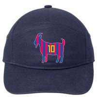 The Goat Messi 10 Greatest Of All Time 7-Panel Snapback Hat
