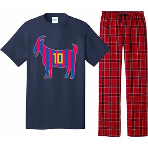 The Goat Messi 10 Greatest Of All Time Pajama Set