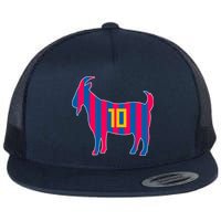 The Goat Messi 10 Greatest Of All Time Flatbill Hat