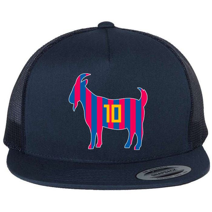 The Goat Messi 10 Greatest Of All Time Flatbill Hat