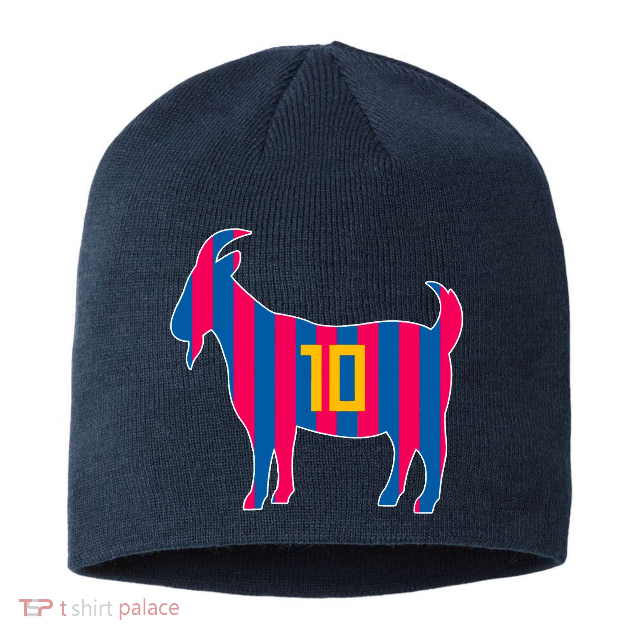 The Goat Messi 10 Greatest Of All Time Sustainable Beanie
