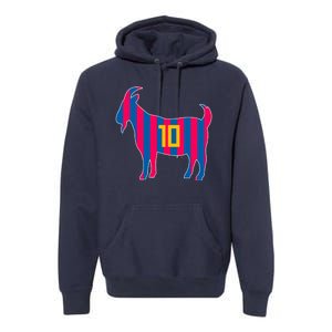 The Goat Messi 10 Greatest Of All Time Premium Hoodie