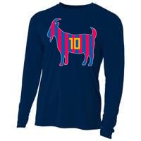 The Goat Messi 10 Greatest Of All Time Cooling Performance Long Sleeve Crew