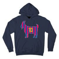 The Goat Messi 10 Greatest Of All Time Tall Hoodie