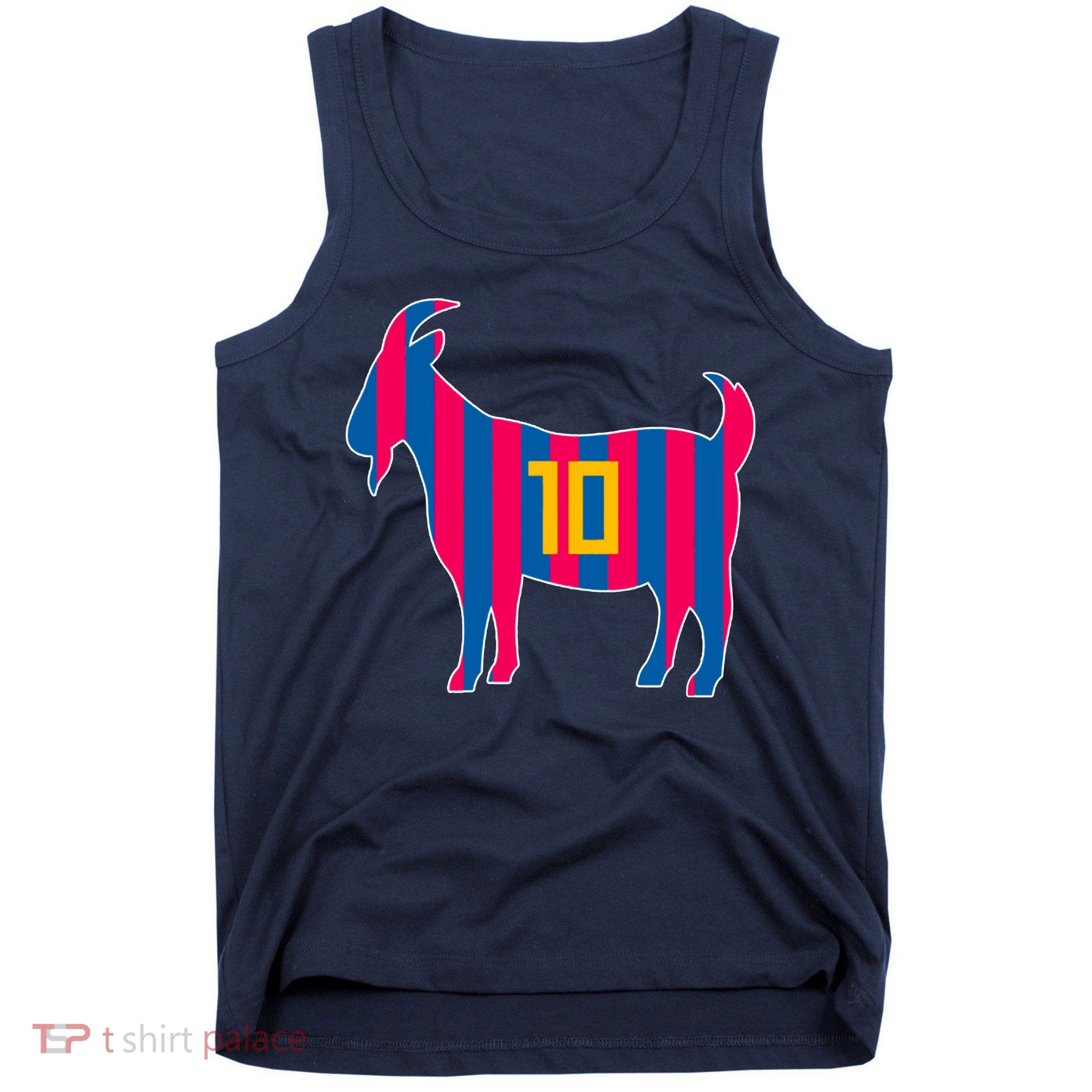 The Goat Messi 10 Greatest Of All Time Tank Top