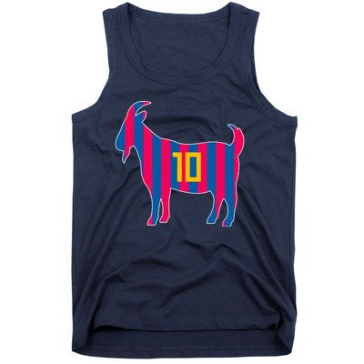 The Goat Messi 10 Greatest Of All Time Tank Top