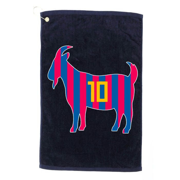 The Goat Messi 10 Greatest Of All Time Golf Towel