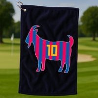 The Goat Messi 10 Greatest Of All Time Golf Towel