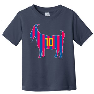 The Goat Messi 10 Greatest Of All Time Toddler T-Shirt