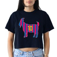 The Goat Messi 10 Greatest Of All Time Crop Top
