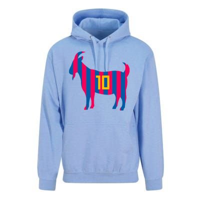 The Goat Messi 10 Greatest Of All Time Unisex Surf Hoodie