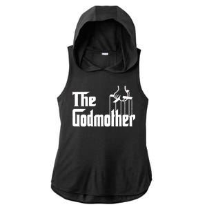 The Godmother Logo Ladies PosiCharge Tri-Blend Wicking Draft Hoodie Tank