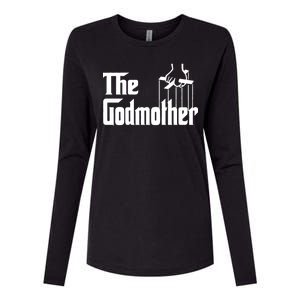 The Godmother Logo Womens Cotton Relaxed Long Sleeve T-Shirt