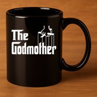The Godmother Logo 11oz C Handle Ceramic Mug