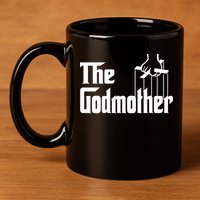 The Godmother Logo 11oz C Handle Ceramic Mug