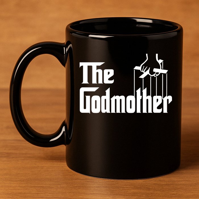 The Godmother Logo 11oz C Handle Ceramic Mug