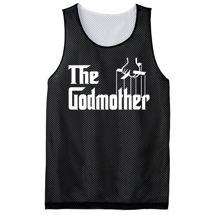 The Godmother Logo Mesh Reversible Basketball Jersey Tank