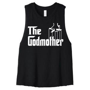 The Godmother Logo Women's Racerback Cropped Tank