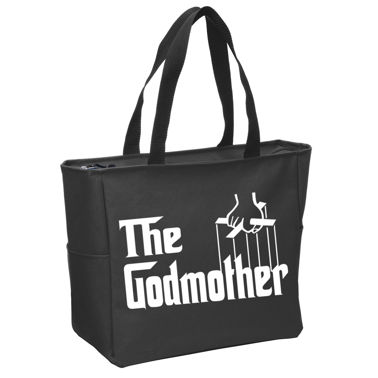 The Godmother Logo Zip Tote Bag